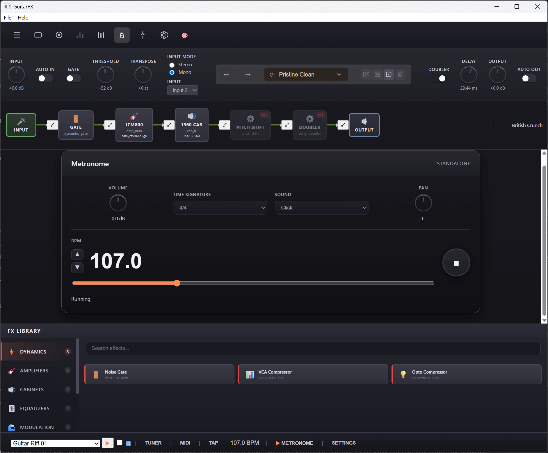 Soundshed Guitar Effect Controls