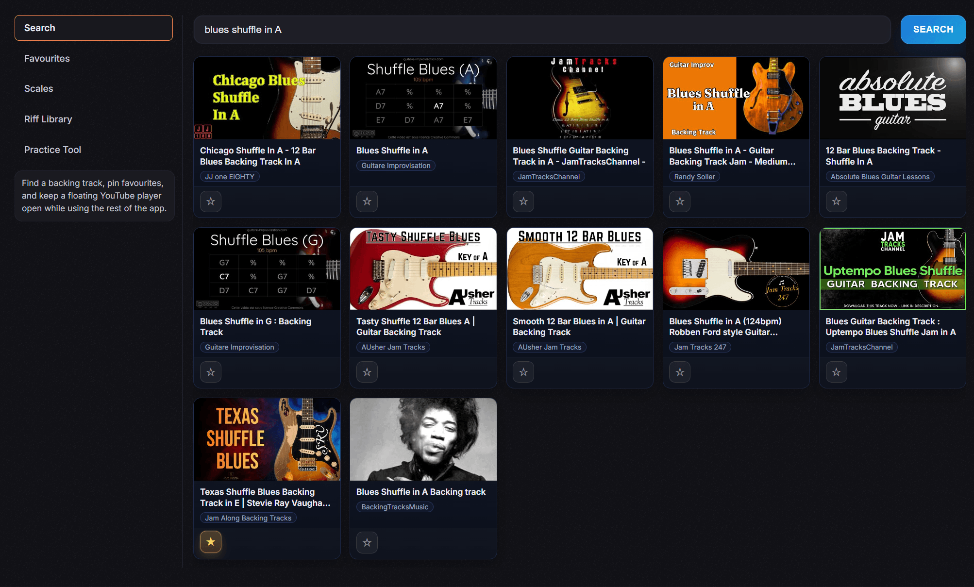 Jam Backing Tracks